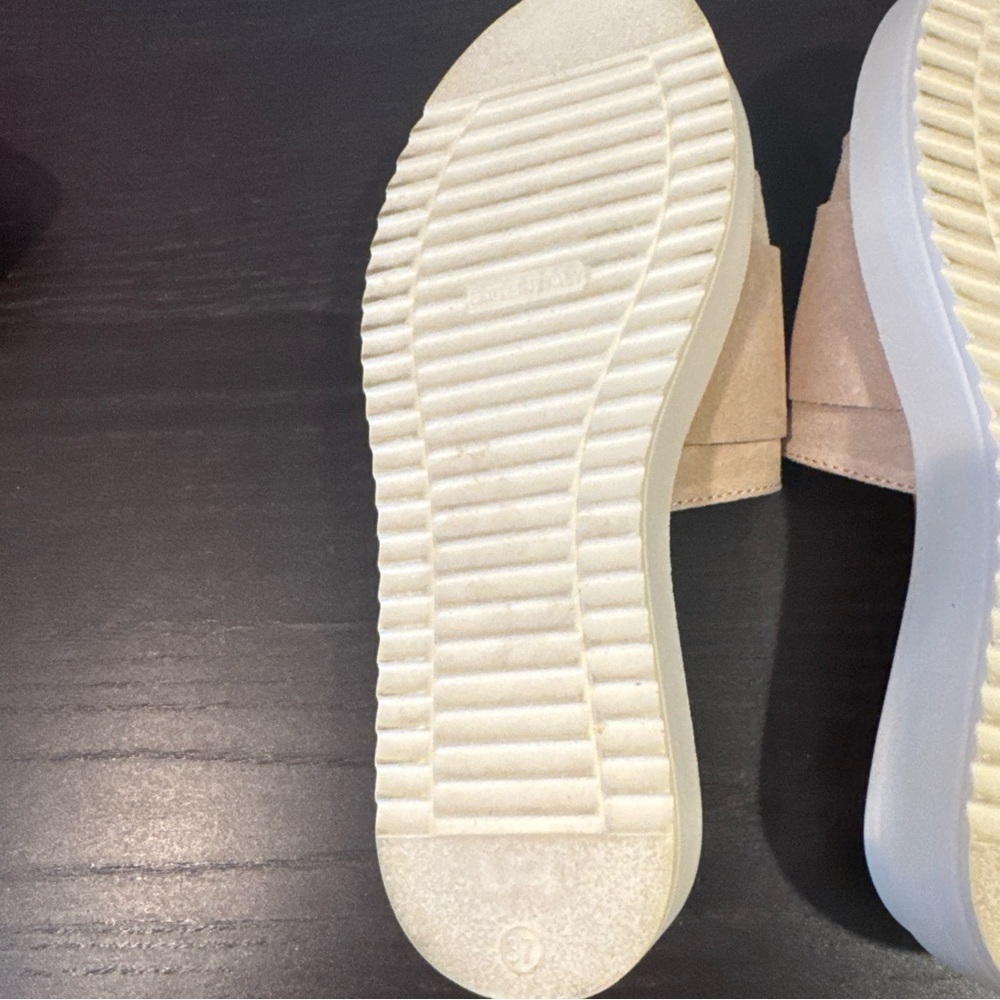 Beige Mules with Buckle by - Picture 7 of 9